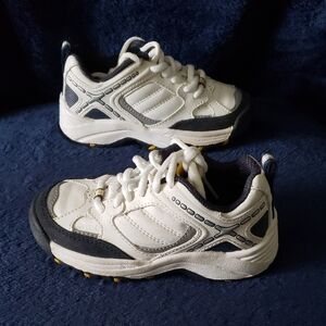 Stride Rite White and Black Kids Sneakers